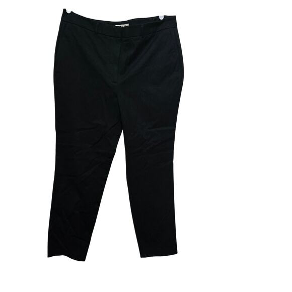 Boden Black Slim Tapered Pants Size 14 Long Work Career Stretch - Picture 1 of 7